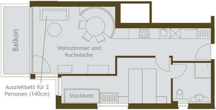 4-6 Personen Apartment im Grafenberg Resort Wagrain