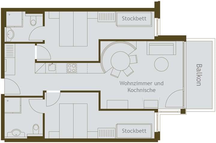 5-8 Personen Apartment im Grafenberg Resort Wagrain