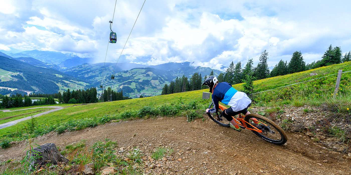 Downhill mountainbiken in Österreich